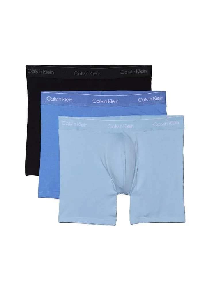 كالفن كلاين Icon Cotton Stretch Boxer Brief - 3 Pack