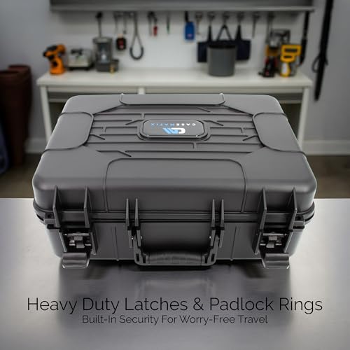 CASEMATIX Projector Travel Case Compatible with ViewSonic PA503S, PA503W, PA503X, PG703W, PG703 Projectors, HDMI Cable and Remote, Case Only - Image 5