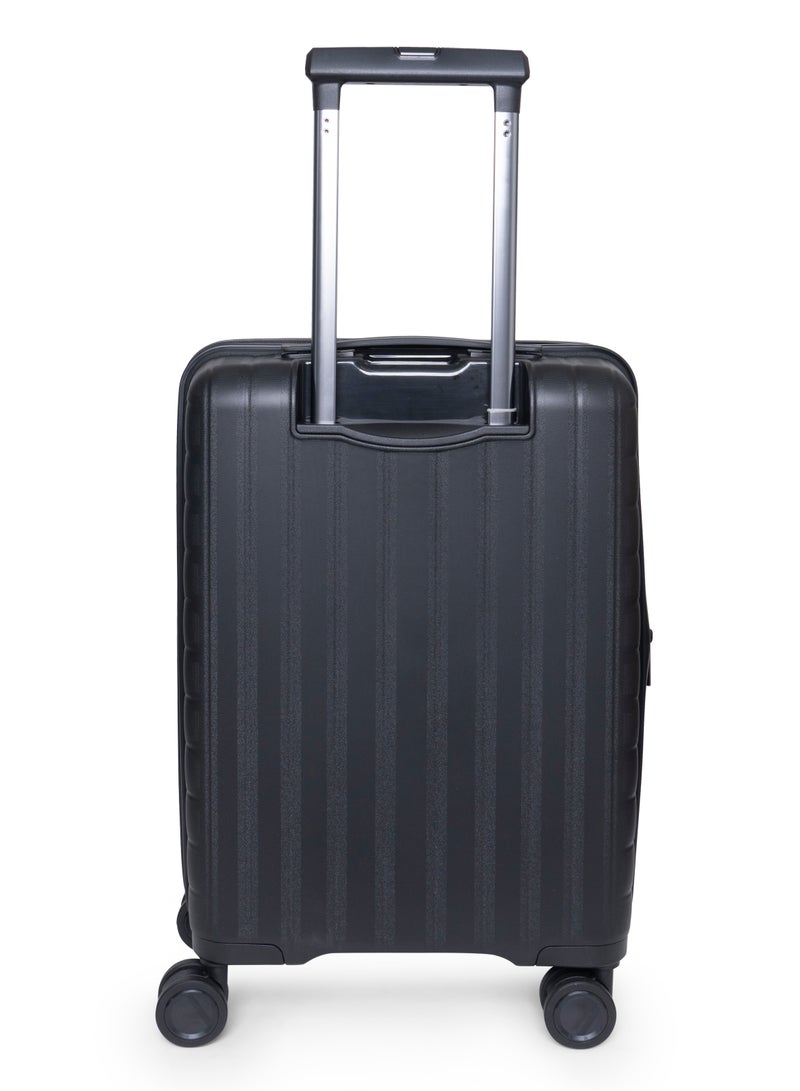GIORDANO Giordano Titanium 20-Inch Carry-On Cabin Luggage – Front Opening Hard Shell Luggage, Laptop Compartment & USB Port, Secure Lock, Expandable Spinner Wheels, Lightweight Business Travel Luggage – Navy  - Image 3