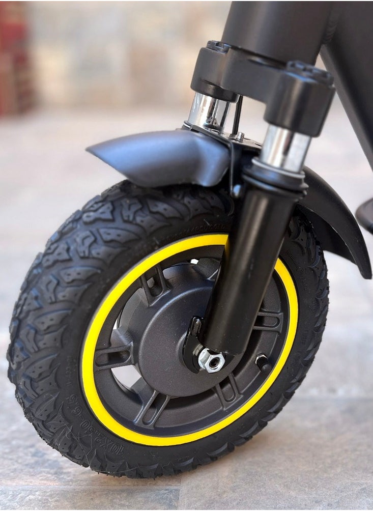 Crony - XM Max E Scooter 350W Motor, 36V 15.6AH Battery, 35-55KM/lH Top Speed, 25-45KM Range, Front Suspension, LED Base Light, LCD Display, App Connectivity, Foldable Electric Scooter with Phone Holder, Hand Bell,hook,Solid Tires, Lock, Lightweight Frame 120KG Load, Ideal E-Bike for Adults, Off-Road, Commuter E Skateboard, Fast Speed Electric Scooter for Adults Teens & Kids Urban Mobility tool,Perfect Scooter for Outdoor Adventures, Youth Electric Rideable, Portable Electric Scooter with Safety Features, Ideal for Kids Who Want to Explore, Fun and Practical Scooter for Family Rides, Suitable for Youth Riders,Antivibrator Black - Image 1