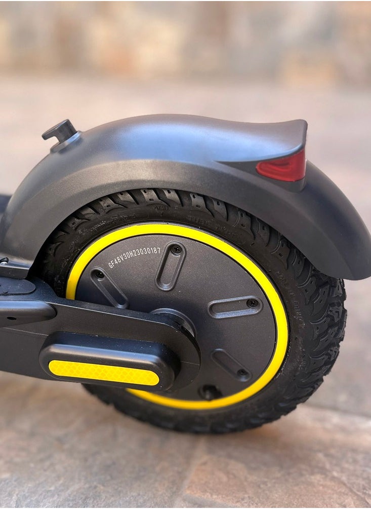 Crony - XM Max E Scooter 350W Motor, 36V 15.6AH Battery, 35-55KM/lH Top Speed, 25-45KM Range, Front Suspension, LED Base Light, LCD Display, App Connectivity, Foldable Electric Scooter with Phone Holder, Hand Bell,hook,Solid Tires, Lock, Lightweight Frame 120KG Load, Ideal E-Bike for Adults, Off-Road, Commuter E Skateboard, Fast Speed Electric Scooter for Adults Teens & Kids Urban Mobility tool,Perfect Scooter for Outdoor Adventures, Youth Electric Rideable, Portable Electric Scooter with Safety Features, Ideal for Kids Who Want to Explore, Fun and Practical Scooter for Family Rides, Suitable for Youth Riders,Antivibrator Black - Image 1