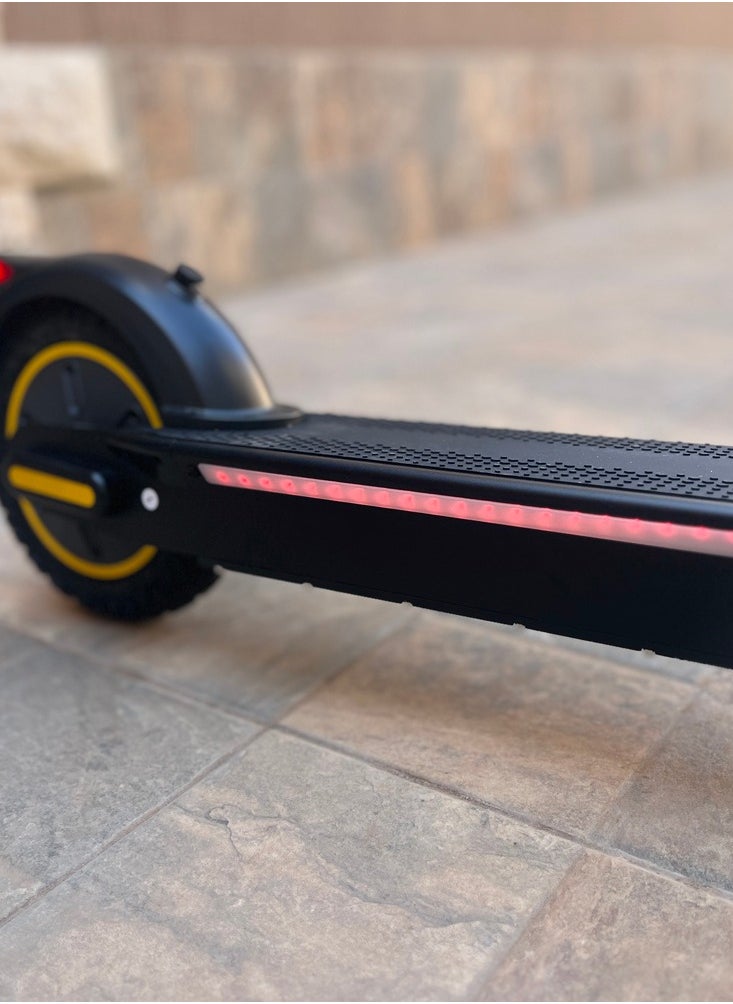 Crony - XM Max E Scooter 350W Motor, 36V 15.6AH Battery, 35-55KM/lH Top Speed, 25-45KM Range, Front Suspension, LED Base Light, LCD Display, App Connectivity, Foldable Electric Scooter with Phone Holder, Hand Bell,hook,Solid Tires, Lock, Lightweight Frame 120KG Load, Ideal E-Bike for Adults, Off-Road, Commuter E Skateboard, Fast Speed Electric Scooter for Adults Teens & Kids Urban Mobility tool,Perfect Scooter for Outdoor Adventures, Youth Electric Rideable, Portable Electric Scooter with Safety Features, Ideal for Kids Who Want to Explore, Fun and Practical Scooter for Family Rides, Suitable for Youth Riders,Antivibrator Black - Image 1