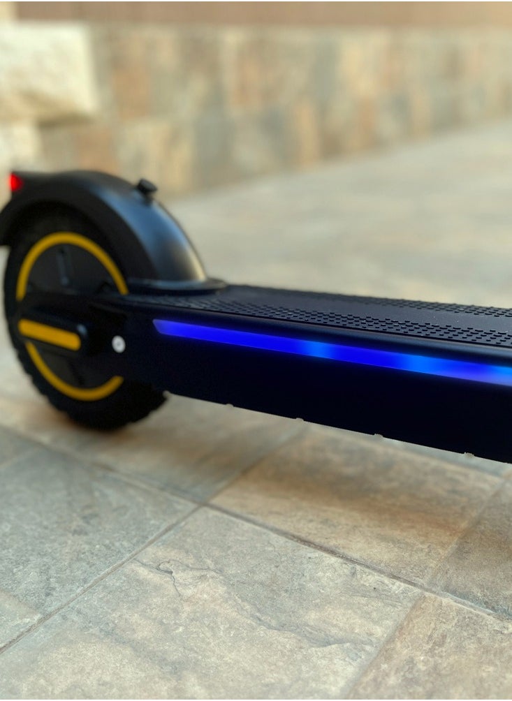 Crony - XM Max E Scooter 350W Motor, 36V 15.6AH Battery, 35-55KM/lH Top Speed, 25-45KM Range, Front Suspension, LED Base Light, LCD Display, App Connectivity, Foldable Electric Scooter with Phone Holder, Hand Bell,hook,Solid Tires, Lock, Lightweight Frame 120KG Load, Ideal E-Bike for Adults, Off-Road, Commuter E Skateboard, Fast Speed Electric Scooter for Adults Teens & Kids Urban Mobility tool,Perfect Scooter for Outdoor Adventures, Youth Electric Rideable, Portable Electric Scooter with Safety Features, Ideal for Kids Who Want to Explore, Fun and Practical Scooter for Family Rides, Suitable for Youth Riders,Antivibrator Black - Image 1