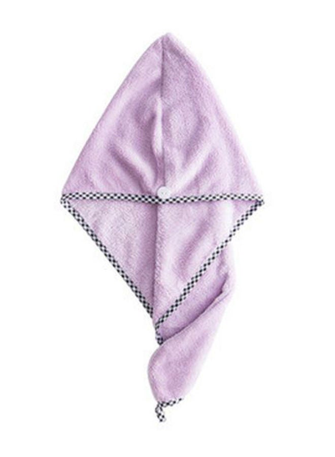 NIBEMINENT Soapy Dry Shower Cap Purple 59 x 40centimeter 
