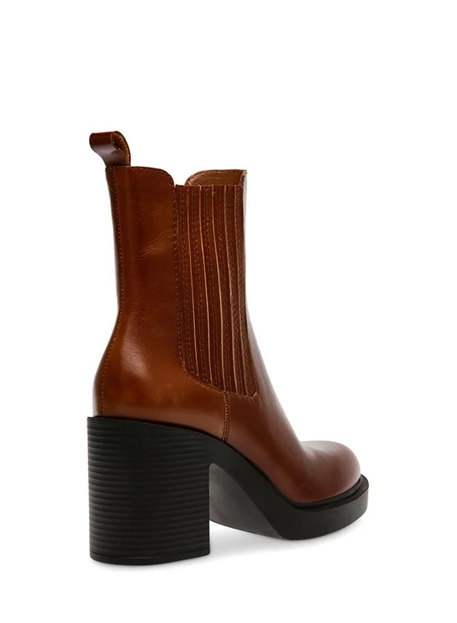 ستيف مادن Steve Madden Kayden Women's Beige Ankle Boots