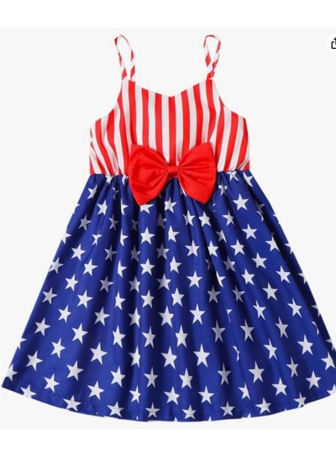 فستان صيفي للأطفال الصغار، فساتين للبنات الصغار بدون أكمام، فستان كاجوال فضفاض للحفلات - Image 1