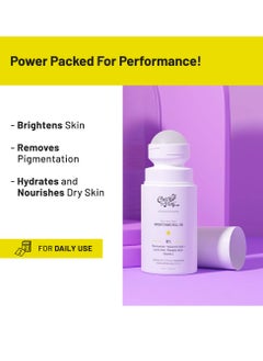 Chemist at Play Chemist at Play Brightening Roll On For Neck, Knee and Elbow With 6% Vitamin C+ Hyaluronic Acid, AHAs, Niacinamide and Ceramides Helps Reduction in Pigmentation and Hydrates Dry Skin 40ml  - Image 3
