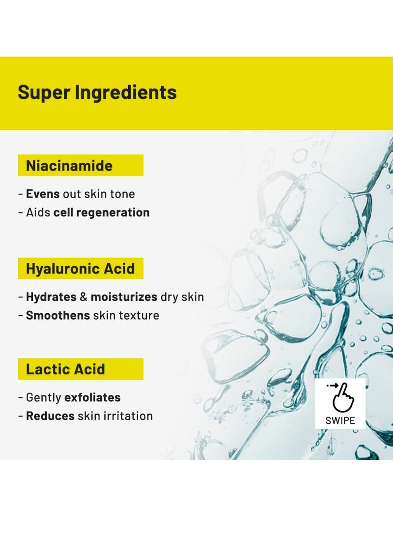 Chemist at Play - Chemist at Play Brightening Roll On For Neck, Knee and Elbow With 6% Vitamin C+ Hyaluronic Acid, AHAs, Niacinamide and Ceramides Helps Reduction in Pigmentation and Hydrates Dry Skin 40ml - Image 1