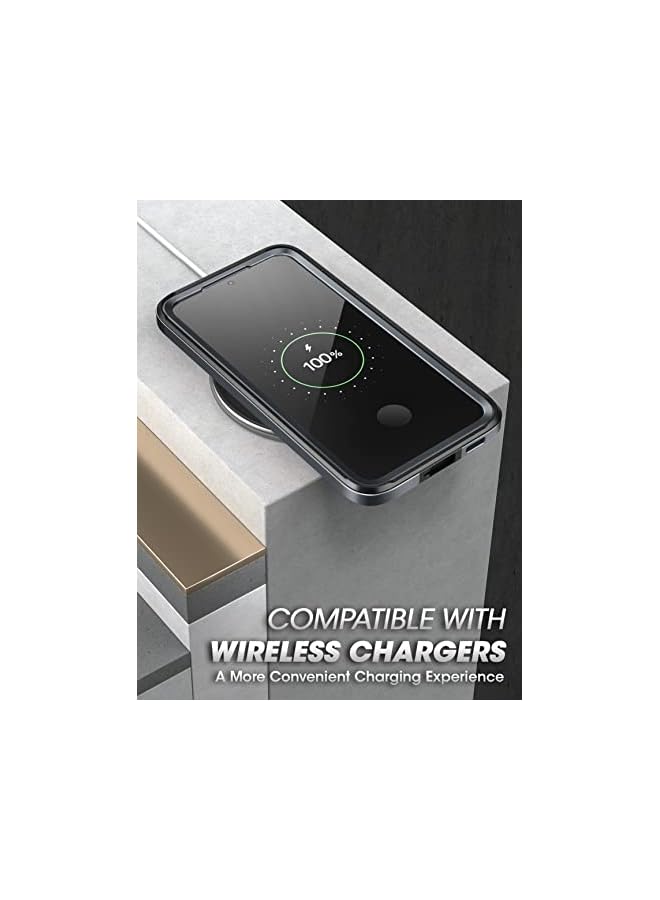 SupCase UB Edge Pro Series Case for Samsung Galaxy S22 Plus 5G (2022 Release), Slim Frame Clear Protective Case with Built-in Screen Protector (Black) - Image 5