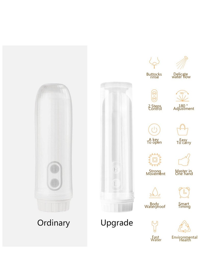 SOLARAE Portable Travel Bidet IPX6 Waterproof Electric Bidet Sprayer with Automatic Decompression Film and Nozzle 180 Degree AdjustmentNew Upgrade: The New Automatic Decompression Film solve the instability - Image 2