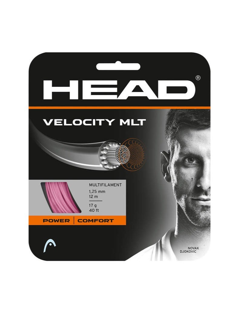 HEAD Velocity Mlt Tennis String - With Explosive Power And High Spin Potential, 1.25 Mm - 17 Gauge - Image 2