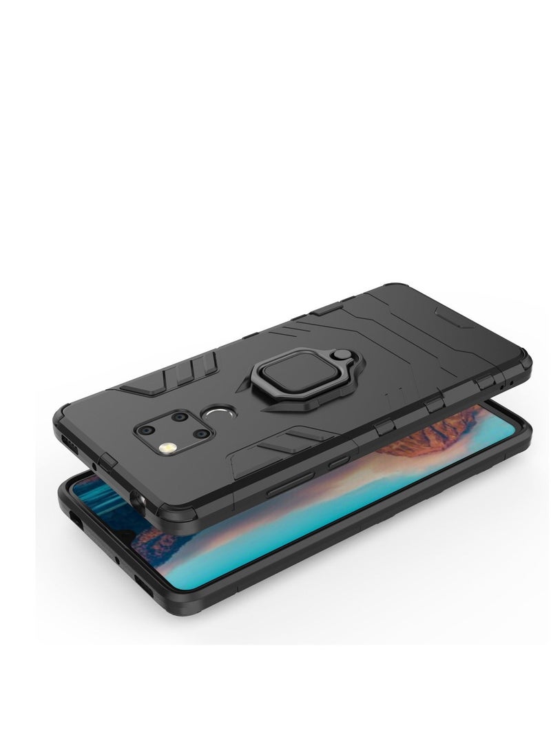 Y&D Protective Case Cover For Huawei Mate 20 X, Protector Cell Accessories Phone Cases With Magnetic Ring Holder Blue  - Image 5