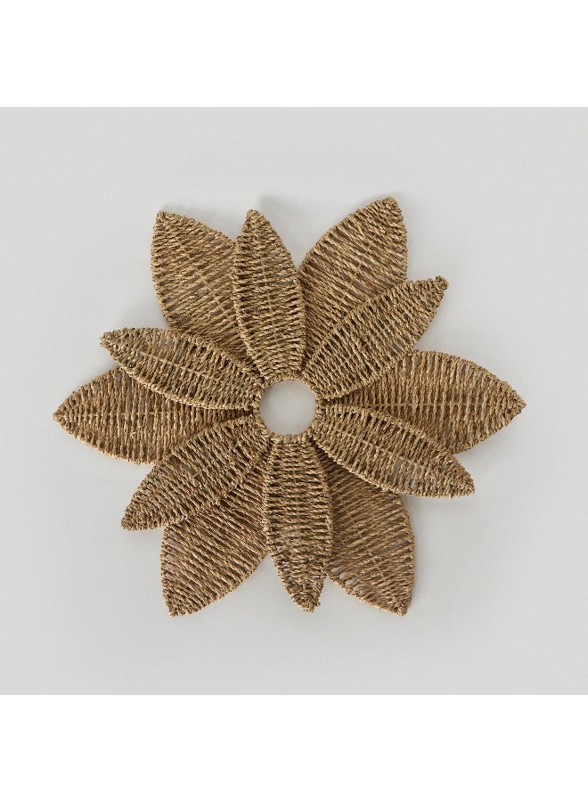 Home Box Belmonte Seagrass Flower Wall Decor 60 cm - Image 5