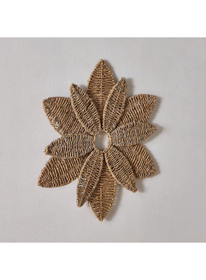 Home Box Belmonte Seagrass Flower Wall Decor 60 cm - Image 1