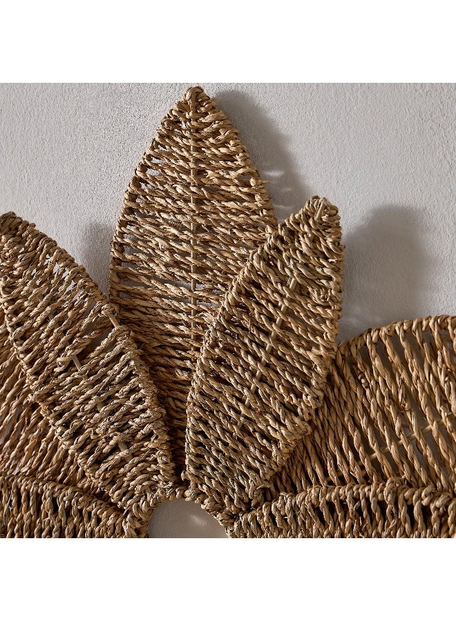 Home Box Belmonte Seagrass Flower Wall Decor 60 cm - Image 3