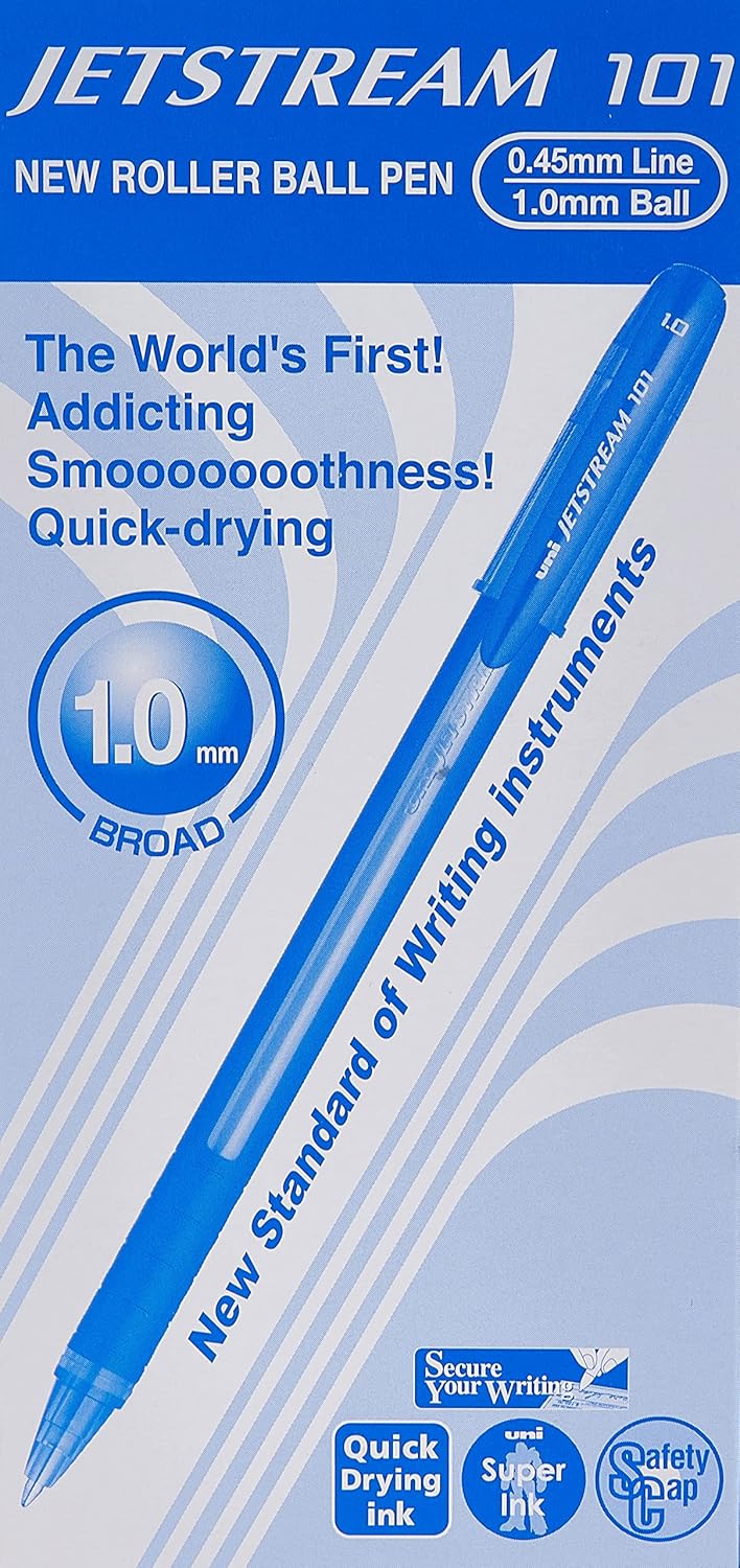 Uniball uni-ball Jetstream SX-101 Ballpoint Pen Pack of 12 - Image 3