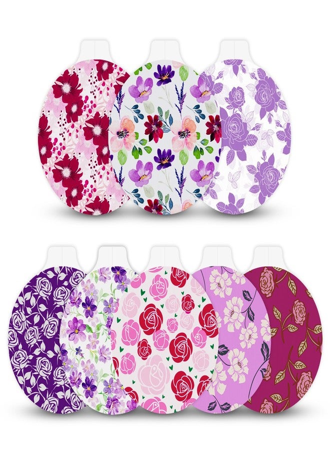 OBUZOO 40Pack Libre 2 Plus Sensor Covers Waterproof Lingo CGM Overpatch, Floral - Image 1