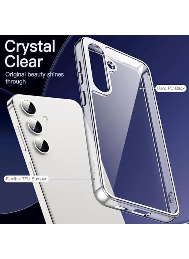 Case For Samsung Galaxy S24 Plus S24 Plus 5G Non Yellowing Shockproof Bumper Protective Phone Cover Anti Scratch Hard Pc Back Clear
