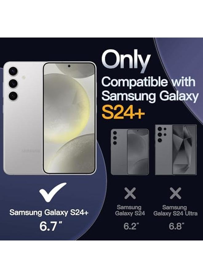 Case For Samsung Galaxy S24 Plus S24 Plus 5G Non Yellowing Shockproof Bumper Protective Phone Cover Anti Scratch Hard Pc Back Clear