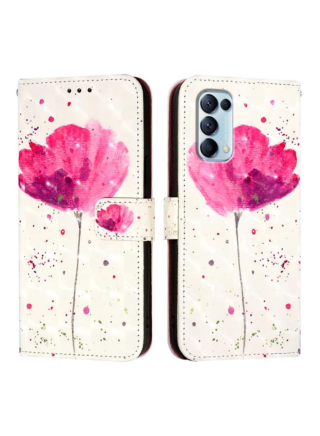 S-TOP Case For OPPO Reno5 5G / 4G / Find X3 Lite 3D Painting Horizontal Flip Leather Phone Case - Image 2