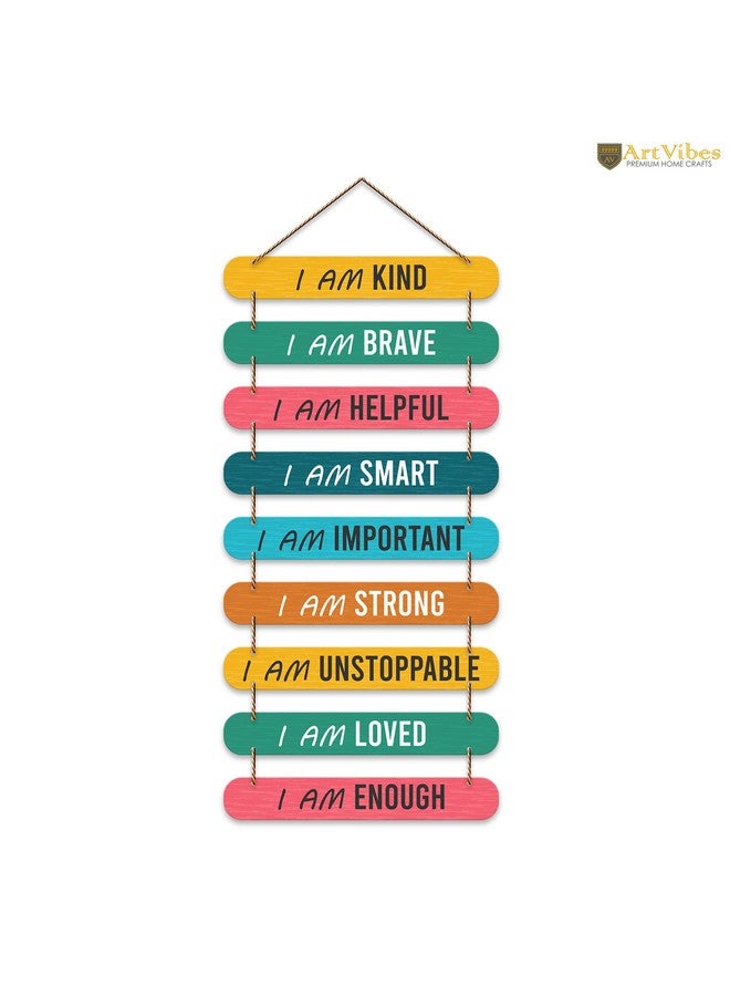 Artvibes Self Motivation Quotes Mdf Wooden Wall Hanging for Home Livingroom Art Items | Home Decor Items | Gifts | Wall Art For Hall | Modern Wall Decoration Accessories for Decoration (WH_9305N) - Image 4