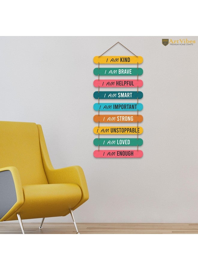 Artvibes Self Motivation Quotes Mdf Wooden Wall Hanging for Home Livingroom Art Items | Home Decor Items | Gifts | Wall Art For Hall | Modern Wall Decoration Accessories for Decoration (WH_9305N) - Image 3