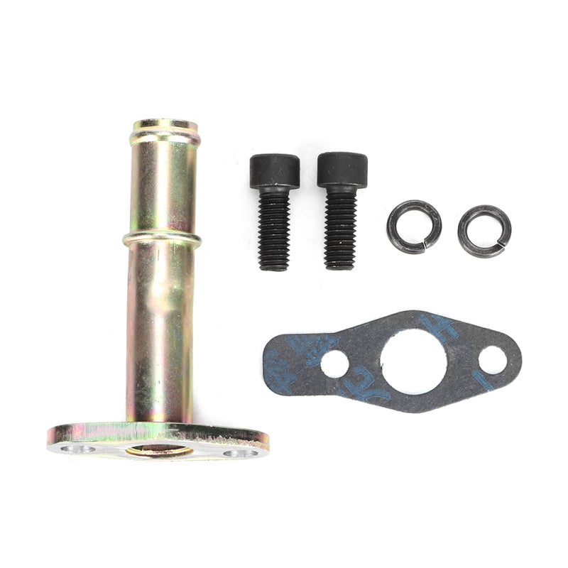 Turbo Oil Drain Return Pipe 10AN Lightweight Aluminum Alloy Flange - High Quality Practical Replacement - Durable Oil Drain Flange Pipe for Garrett GT25 GT35 Ball Bearing Turbos - Image 1