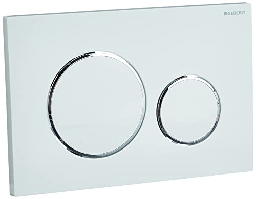Geberit G115882KJ1 Sigma 20 Dual Flush 1.6 / .8 GPF Actuator Plate White/Polished Chrome - Image 5