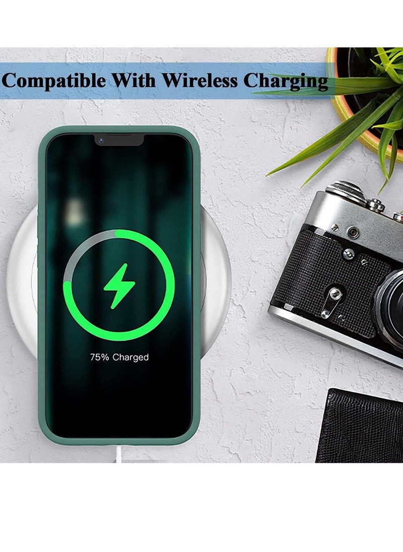 general Silicone Case for iPhone 14 Pro, Compatible with iPhone 14 Pro Liquid Silicone Gel Rubber Slim Shockproof Protective Phone Case with Soft Anti-Scratch Microfiber Lining - Image 5