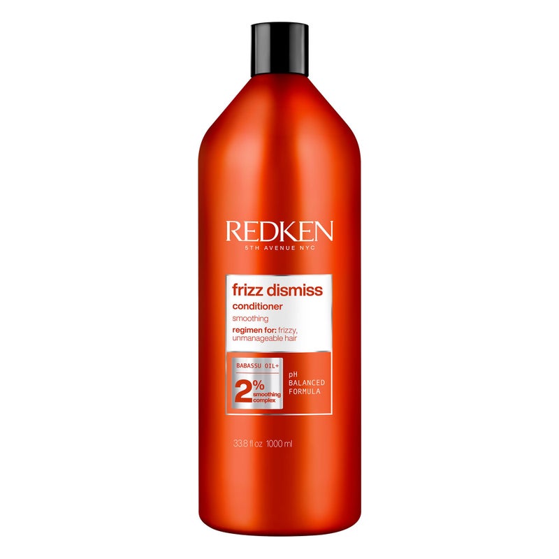 Redken Frizz Dismiss Conditioner | Weightless Frizz Control | Anti Frizz for Smoother Hair | Sulfate Free | 33.8 fl. Oz - Image 1