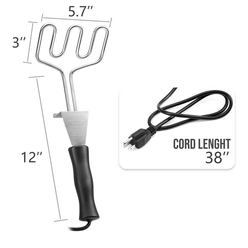 Skyflame Electric Charcoal Starter 600W â€“ BBQ Grill Lighter for Outdoor Grill, Smoker and Fireplace, Fire Starter Tool Quickly & Easily Ignite Coals Briquettes - Image 2