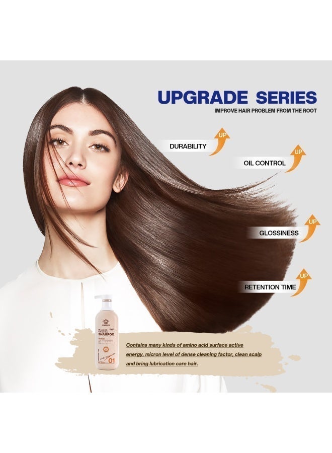 STARPLEX Oil Control Shampoo 500ml - Anti-Hair Loss Formula for Oily Hair | Promotes Scalp Circulation & Regulates Sebum | Fresh & Non-Greasy Daily Use - Image 5