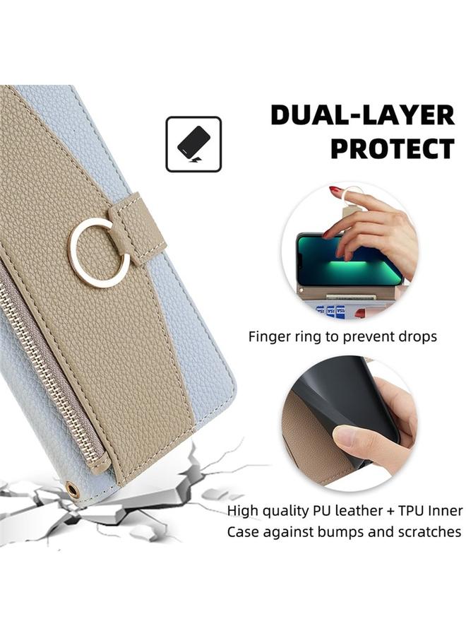 إيروريكس جراب هاتف Vivo Y100 5G IDN Crossbody مصنوع من الجلد بنسيج الليتشي - Image 4