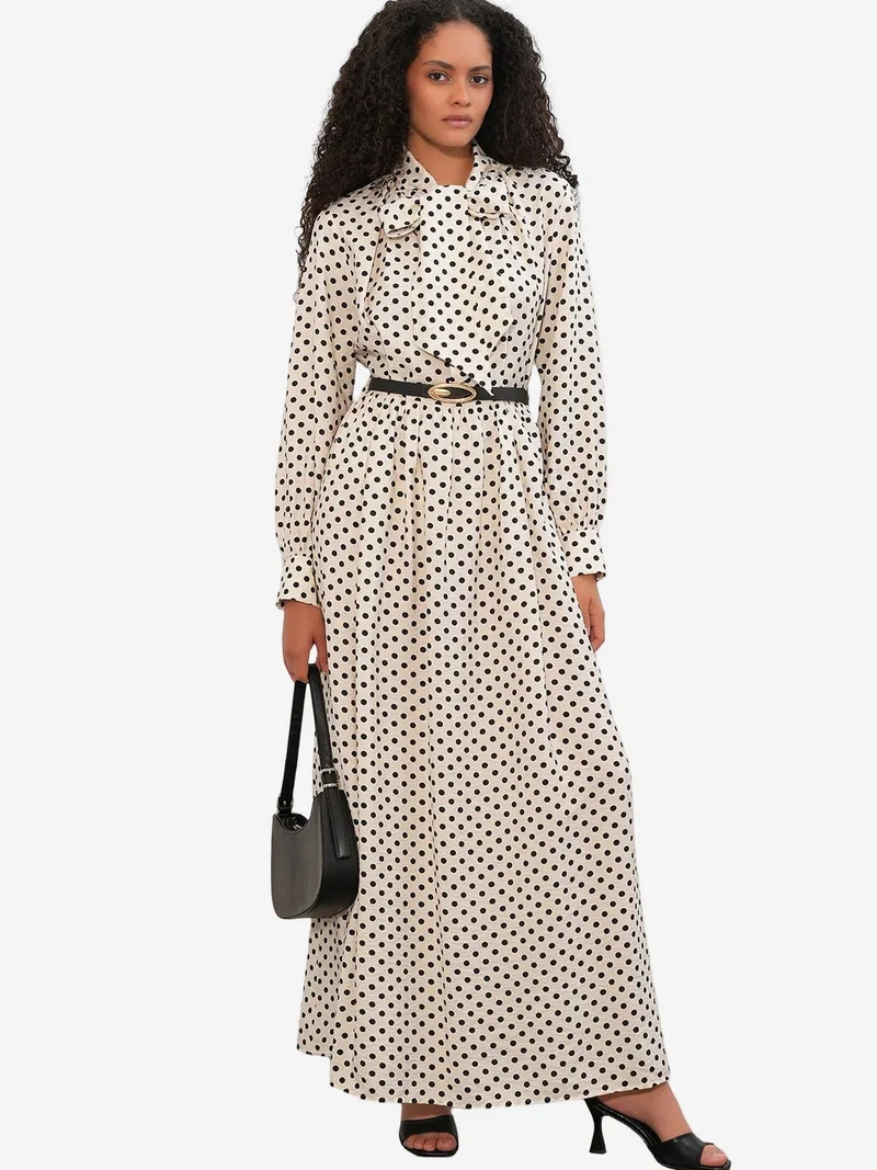 BDART Polka Dot Maxi Shirt Dress