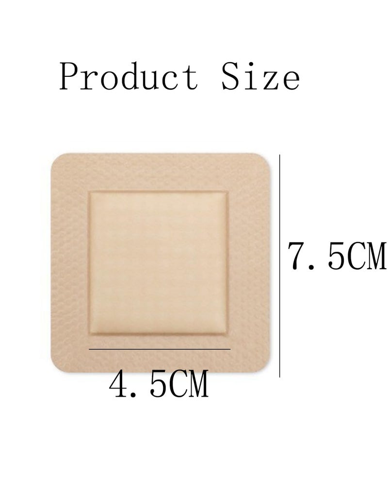 KalamkariX 6 PCS Bed Sore Patch, Dressing Pads for Wound Care, 7.5x7.5cm Silicone Gel Foam Dressing, Ideal for Patients and Bedridden Care, Post-Surgical Wound Management - Image 2
