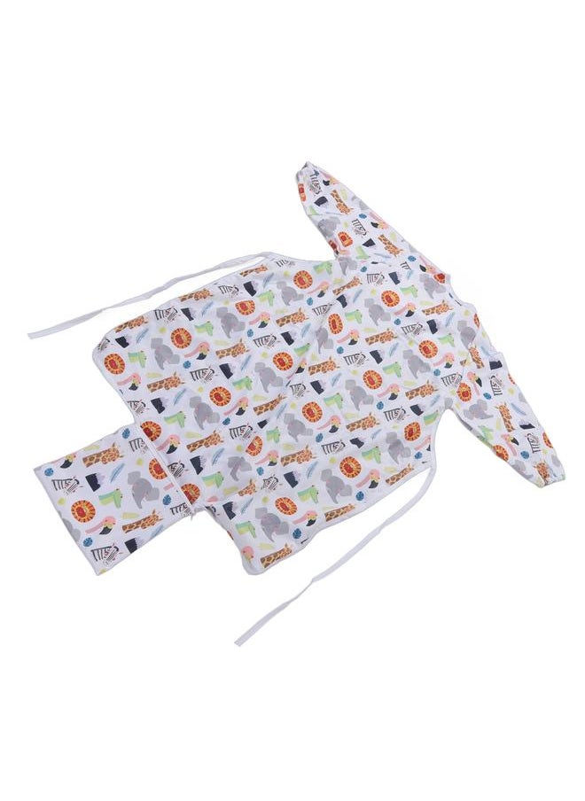 Thoraya - Coverall Baby Feeding Bib Integrated Waterproof Anti Fouling Long Sleeve Bib Easy Maintenance Full Coverage Bib for Eating SMT601 EF270 - Image 1