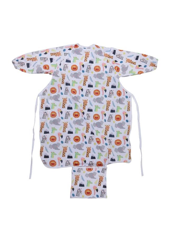 Thoraya - Coverall Baby Feeding Bib Integrated Waterproof Anti Fouling Long Sleeve Bib Easy Maintenance Full Coverage Bib for Eating SMT601 EF270 - Image 1