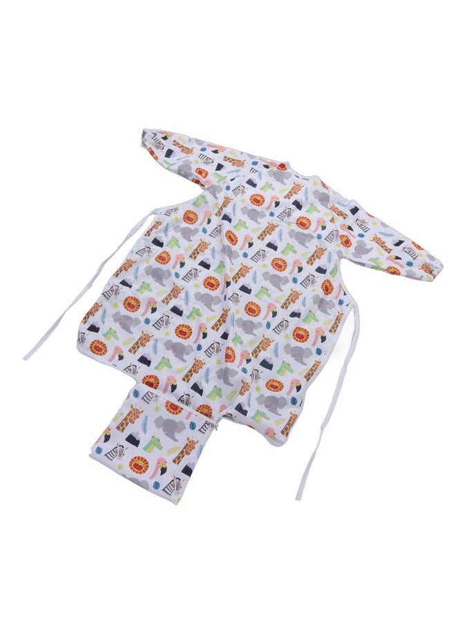 Thoraya - Coverall Baby Feeding Bib Integrated Waterproof Anti Fouling Long Sleeve Bib Easy Maintenance Full Coverage Bib for Eating SMT601 EF270 - Image 1