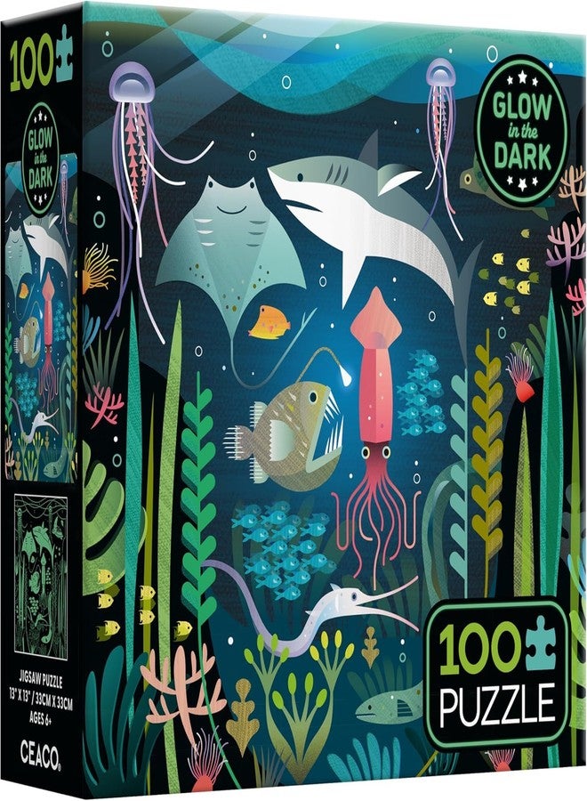 Ceaco Ocean Glow Jigsaw Puzzle, Multi - Image 4