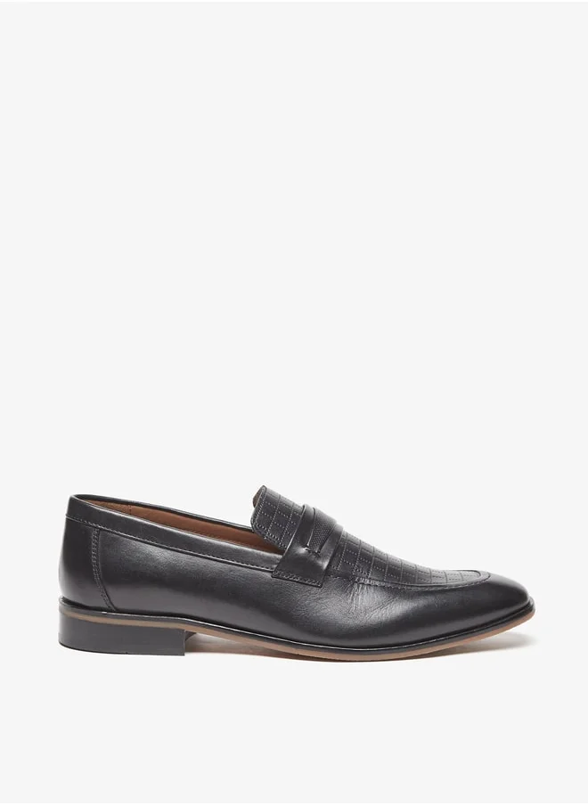 DUCHINI Duchini Men's Perforated Slip-On Loafers