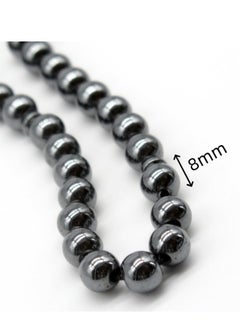 Fianser Tasbih 8mm Prayer Beads 33 Hematite Black Muslim Islamic Arabic Tassels Exquisite Luxury Handmade  - Image 5