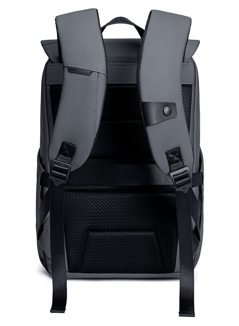 ARCTIC HUNTER Casual Lightweight School Laptop Bag Water Resistant College Travel Backpack for Men and Women B00559 Grey - Image 4