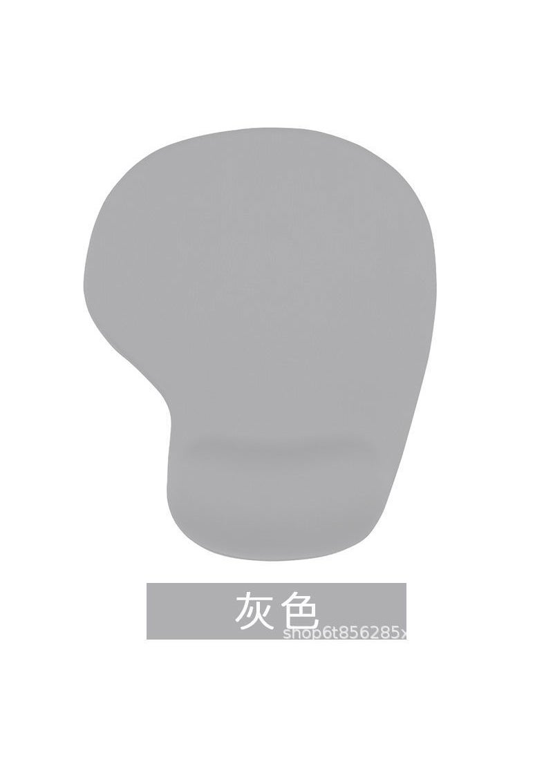 Small Silicone Computer Game Wrist Rest Mouse Pad Solid Color Hand Wrist Support Cushion Simple Comfortable Rest Mouse Pad Grey
