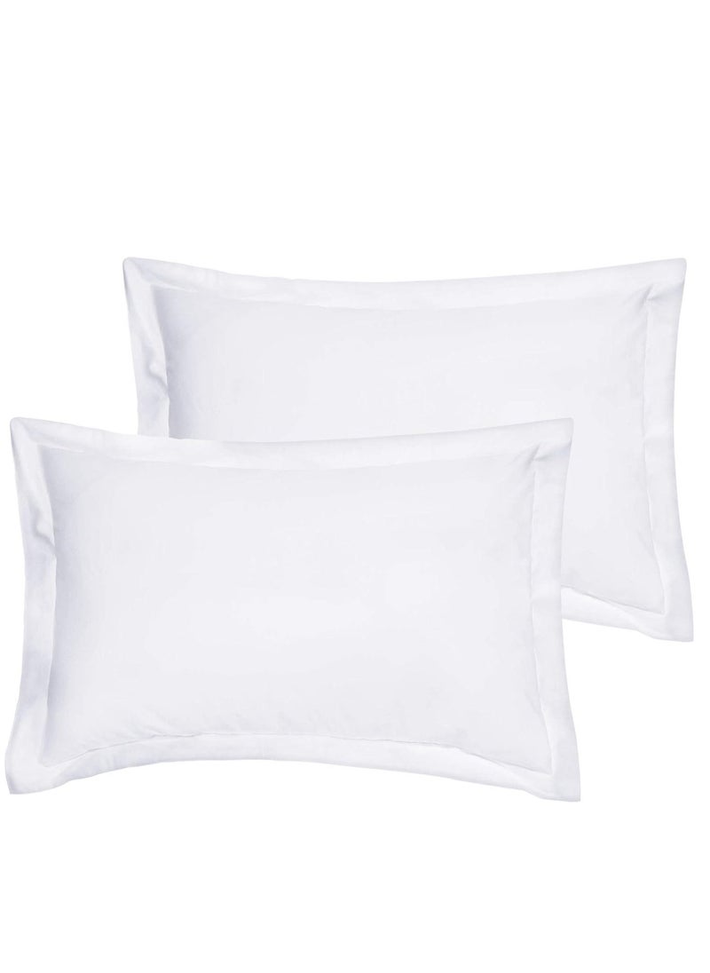 2 Pieces King Size Pillow Cases 100% Natural Cotton Pillow Protectors Ideal for Home Hotels and Guest 80X50cm White - pzsku/Z2EB1A3F897BAE6FB259CZ/45/_/1710056306/e304dbc1-00f9-4394-84a8-85b11af2c78c