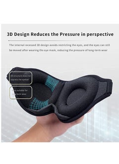 ORiTi Sleep Eye Mask for Men Women, 3D Contoured Cup Sleeping Mask & Blindfold, Concave Molded Night Sleep Mask, Block Out Light, Soft Comfort Eye Shade Cover for Travel Yoga Nap  - Image 2