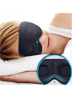 ORiTi Sleep Eye Mask for Men Women, 3D Contoured Cup Sleeping Mask & Blindfold, Concave Molded Night Sleep Mask, Block Out Light, Soft Comfort Eye Shade Cover for Travel Yoga Nap  - Image 4