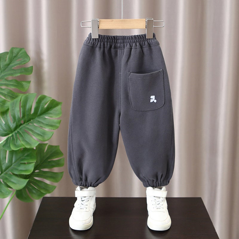 Boys' Casual Sports Sweatpants Baby Long Pants Children'S Spring Trendy Cool Thin Pants - Image 5