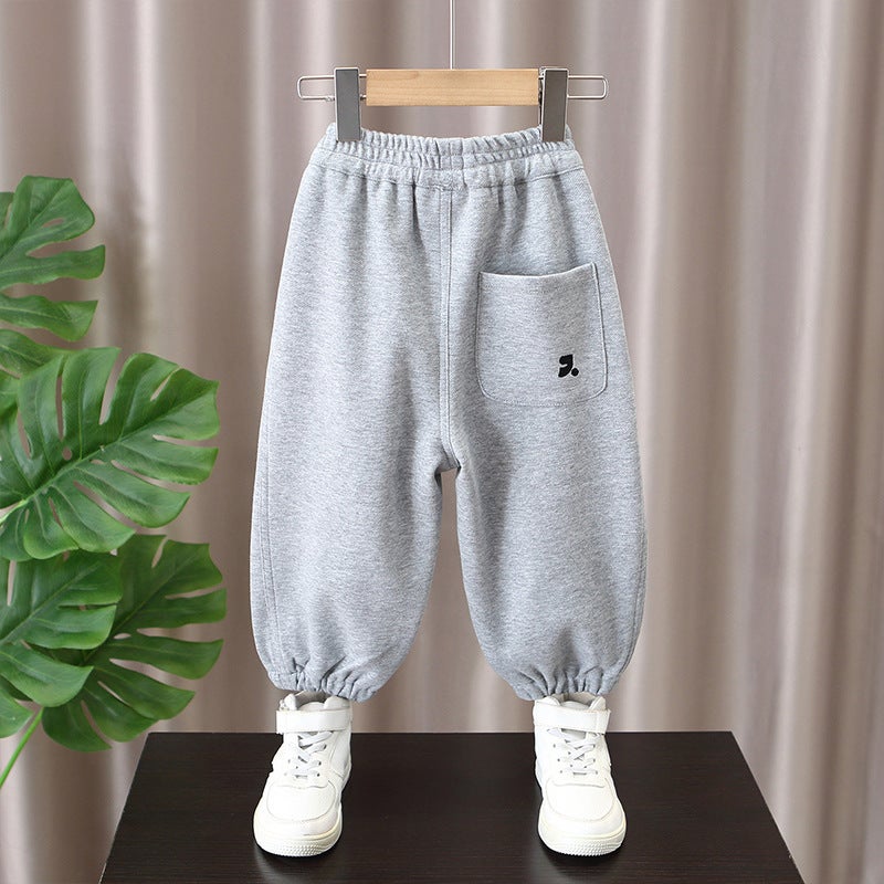Boys' Casual Sports Sweatpants Baby Long Pants Children'S Spring Trendy Cool Thin Pants - Image 4