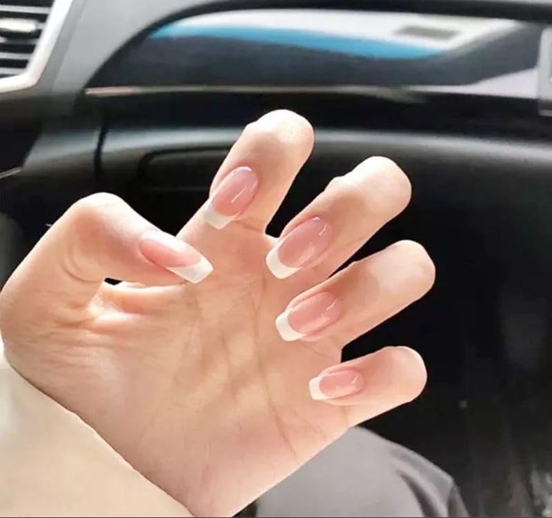 FASHIONHARBOUR Fashionharbour 24 Reusable Artificial Fake Nail Set Lightweight Long Lasting Easy To Use Quick Fix For Festivals Special Occasions - Image 1