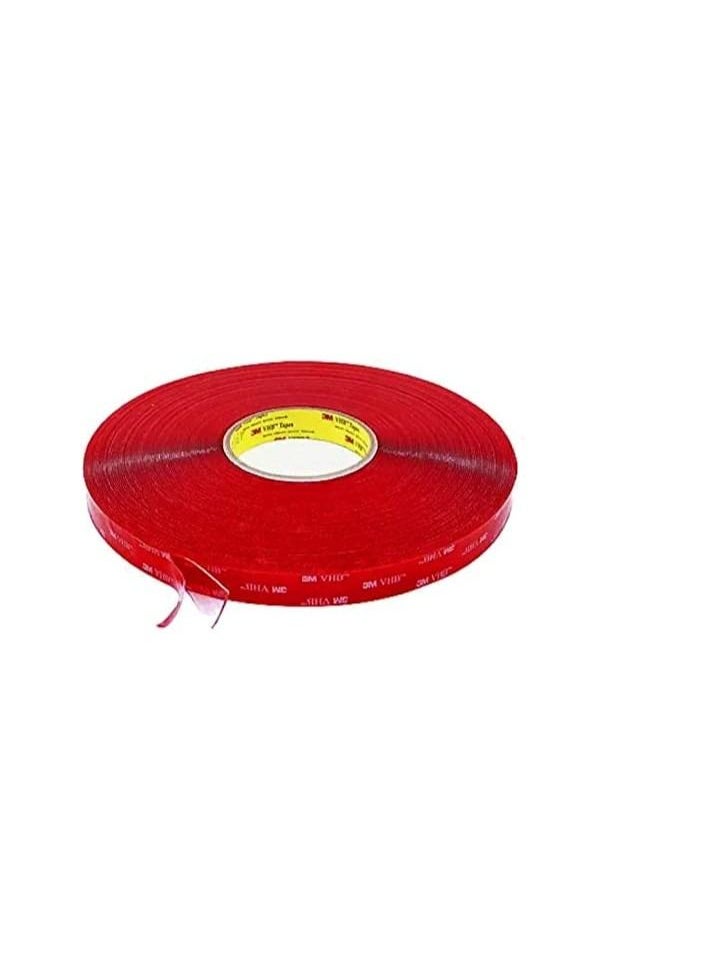 3M 3M VHB Heavy Duty Double Sided Clear Mounting acrylic Foam Tape 19mm x 11 mtr - USA  - Image 1